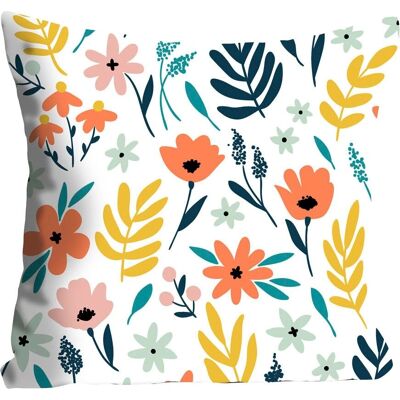 QUEENCE Jasmine Bunt Blumen Dekokissen - Dekokissen QUEENCE Jasmine Bunt Blumen Dekokissen - Dekokissen