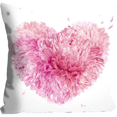 QUEENCE Flower Heart - Dekokissen - 40x40 cm QUEENCE Flower Heart - Dekokissen - 40x40 cm