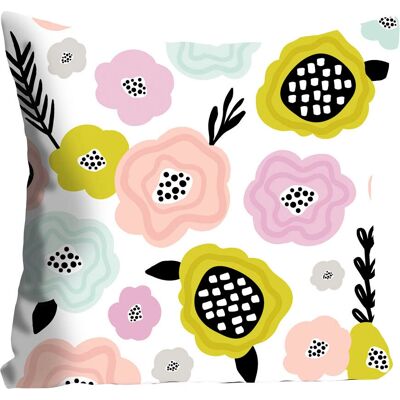 QUEENCE Alek Bunt Blumen Dekokissen - Dekokissen QUEENCE Alek Bunt Blumen Dekokissen - Dekokissen