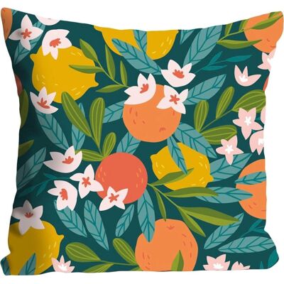 QUEENCE Adina Dekokissen - Blumenmuster - 40x40 cm - Dekoration QUEENCE Adina Dekokissen - Blumenmuster - 40x40 cm - Dekoration