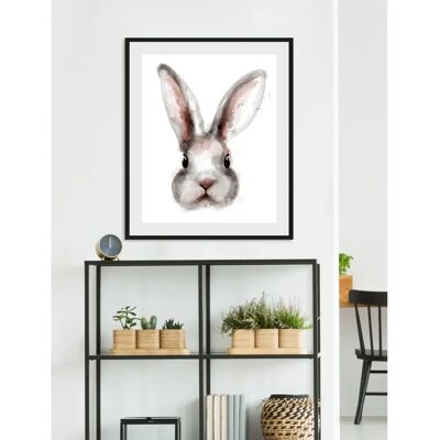 QUEENCE Aada - 50 cm x 70 cm - Hochformat - Braun - Wandbilddruck QUEENCE Aada - 50 cm x 70 cm - Hochformat - Braun - Wandbilddruck