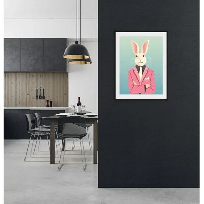 QUEENCE - Grey - 40x50 cm - Hochformat - Wandbild QUEENCE - Grey - 40x50 cm - Hochformat - Wandbild