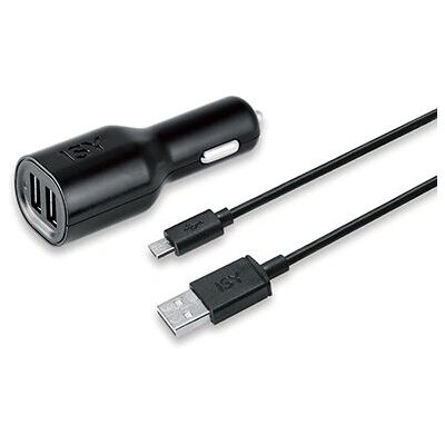 ISY ICC 5200 Mikro-USB-Ladegerät - Smartphone/Tablet, Schwarz ISY ICC 5200 Mikro-USB-Ladegerät - Smartphone/Tablet, Schwarz