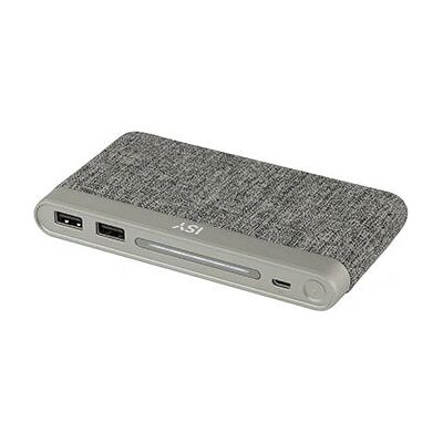 Power Bank ISY IAP 5000-TI - Polimer litowo-jonowy - 10000 mAh - Tytan Power Bank ISY IAP 5000-TI - Polimer litowo-jonowy - 10000 mAh - Tytan