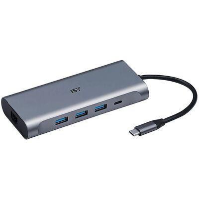 ISY IAD 1025-1 USB-C 6-in-1 Multiport-Adapter - Multiport Adapter ISY IAD 1025-1 USB-C 6-in-1 Multiport-Adapter - Multiport Adapter