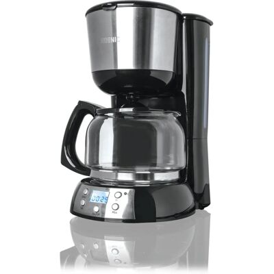 Koenic KCM 101024 Koffiezetapparaat - 1080 W, 1,25 L, 10 Bekers, RVS/Zwart Koenic KCM 101024 Koffiezetapparaat - 1080 W, 1,25 L, 10 Bekers, RVS/Zwart