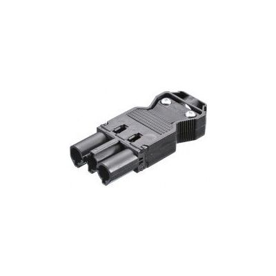 Bachmann GST18/3 Schwarz Geräte-Stecker - Elektrischer Anschluss Bachmann GST18/3 Schwarz Geräte-Stecker - Elektrischer Anschluss