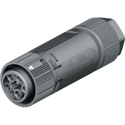 Wieland Electric 46.051.4553.1 Connector - 5 Poles, IP69, Black Wieland Electric 46.051.4553.1 Connector - 5 Poles, IP69, Black