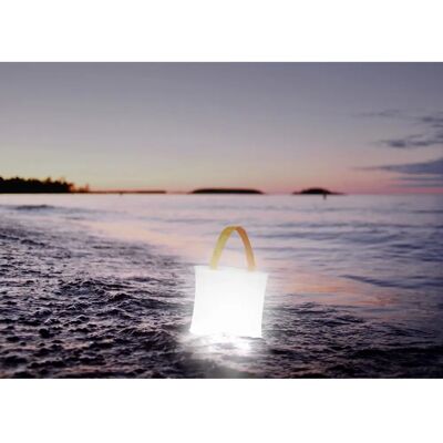 Calima Model 46033 Opblaasbare Zonne-energie LED Kampeerlamp Calima Model 46033 Opblaasbare Zonne-energie LED Kampeerlamp