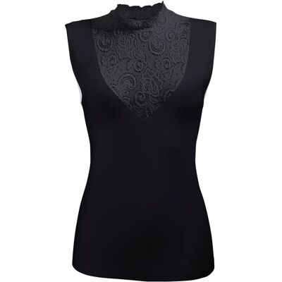 NINA VON C. Gr. 44 Unterziehshirt - Turtleneck, ärmellos, Baumwolle NINA VON C. Gr. 44 Unterziehshirt - Turtleneck, ärmellos, Baumwolle
