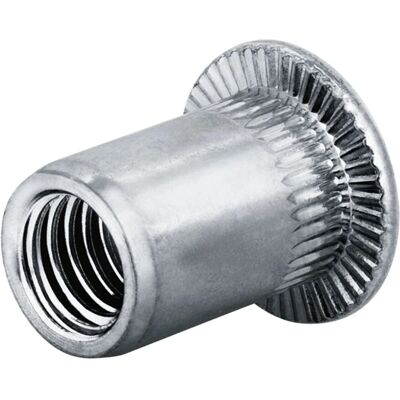 Goebel M 8 Blindnietmuttern - Aluminium - Kuppelkopf - 250 Stück Goebel M 8 Blindnietmuttern - Aluminium - Kuppelkopf - 250 Stück