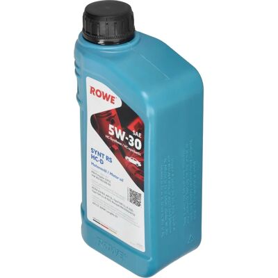 Huile moteur ROWE Hightec SYNT RS HC-D 5W-30 - Hydro-Cracked - 1L - Publicité Huile moteur ROWE Hightec SYNT RS HC-D 5W-30 - Hydro-Cracked - 1L - Publicité
