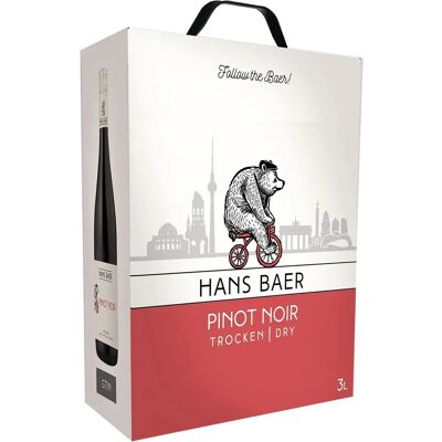 Hans Baer Rheinhessen QbA Pinot Noir 2021 - Bag in Box Hans Baer Rheinhessen QbA Pinot Noir 2021 - Bag in Box