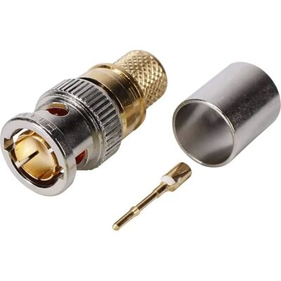 HICON BNC1.6/7.3HD Stecker - Gerade 75Ω Männlich BNC HICON BNC1.6/7.3HD Stecker - Gerade 75Ω Männlich BNC