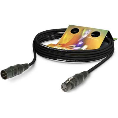 Câble microphone Sommer Cable Stage 22 Highflex - 6m - Noir Câble microphone Sommer Cable Stage 22 Highflex - 6m - Noir