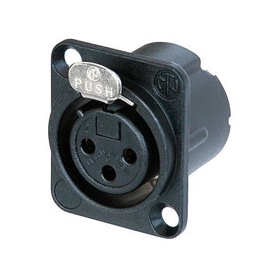 Neutrik NC3FD-LX-B Kabelforbindelse - XLR - Hunkøn - 3-Poler Neutrik NC3FD-LX-B Kabelforbindelse - XLR - Hunkøn - 3-Poler