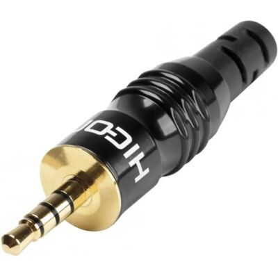 Hicon HI-J35T02 Spina audio da 3,5 mm - Stereo, nero Hicon HI-J35T02 Spina audio da 3,5 mm - Stereo, nero