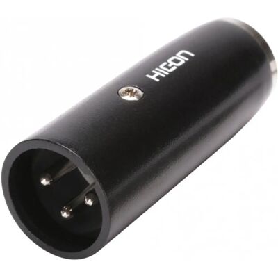Hicon HI-X3MX3-MM XLR till Mini XLR-adapter - Svart Hicon HI-X3MX3-MM XLR till Mini XLR-adapter - Svart