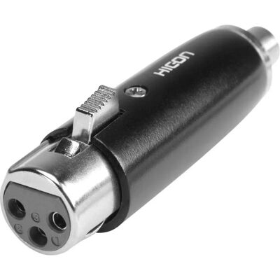 Adaptateur XLR Hicon HI-X3CI-FF - Prise XLR femelle - Prise RCA femelle - 1 pièce - Publicité Adaptateur XLR Hicon HI-X3CI-FF - Prise XLR femelle - Prise RCA femelle - 1 pièce - Publicité