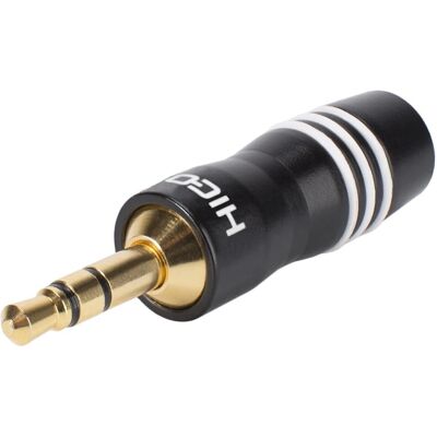 Hicon HI-J35S03 Stereo audio jack - 3,5mm, Zwart Hicon HI-J35S03 Stereo audio jack - 3,5mm, Zwart