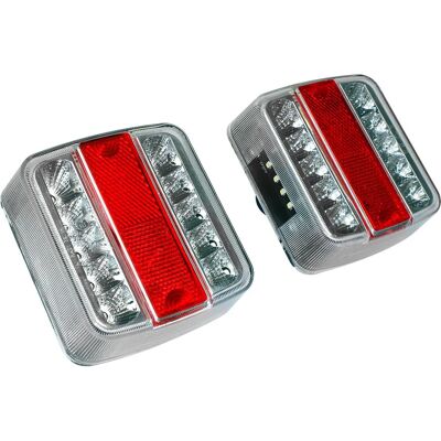 LAS Släpvagnsljusset - 4 funktioner LED, universell montering, 12V LAS Släpvagnsljusset - 4 funktioner LED, universell montering, 12V