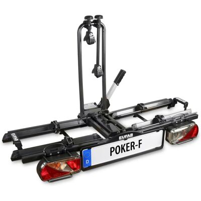 EUFAB Poker-F Fahrradträger - Für 2 Fahrräder, Klappbar, Verschließbar EUFAB Poker-F Fahrradträger - Für 2 Fahrräder, Klappbar, Verschließbar