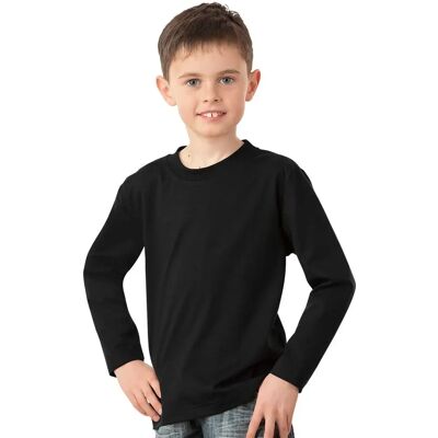 T-shirt à Manches Longues Noir Trigema - T-shirt à Manches Longues T-shirt à Manches Longues Noir Trigema - T-shirt à Manches Longues