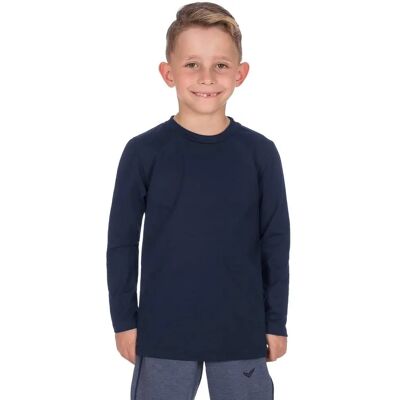 T-Shirt à manches longues en coton bleu marine TRIGEMA - T-Shirt T-Shirt à manches longues en coton bleu marine TRIGEMA - T-Shirt