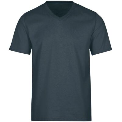TRIGEMA V-Shirt DELUXE - Katoen, V-hals, Kortmouw - T-Shirt TRIGEMA V-Shirt DELUXE - Katoen, V-hals, Kortmouw - T-Shirt