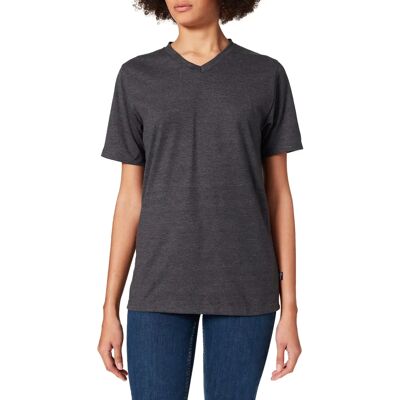 TRIGEMA Basic V-Shirt Grau Plusgrößen - T-Shirt TRIGEMA Basic V-Shirt Grau Plusgrößen - T-Shirt