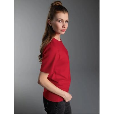 TRIGEMA 538202 Braun Baumwolle Klassisches T-Shirt - T-Shirt TRIGEMA 538202 Braun Baumwolle Klassisches T-Shirt - T-Shirt