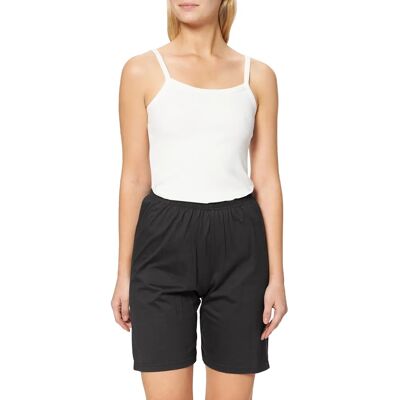 Trigema Naisten Bermuda - Yksinkertainen jersey kangas, Suora leikkaus, Elastinen vyötärö - Bermuda shorts Trigema Naisten Bermuda - Yksinkertainen jersey kangas, Suora leikkaus, Elastinen vyötärö - Bermuda shorts