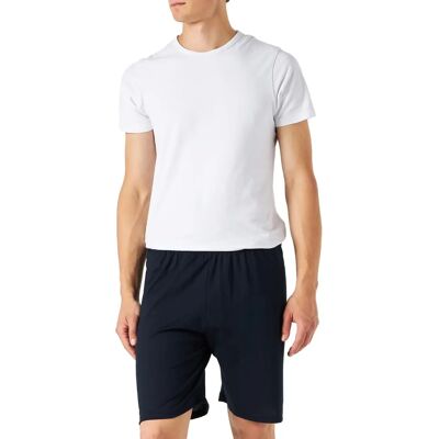 TRIGEMA Navy bawełniane Bermuda - Szorty TRIGEMA Navy bawełniane Bermuda - Szorty