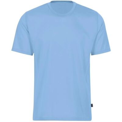 TRIGEMA Blau Baumwoll Unisex T-Shirt - Klassischer Schnitt TRIGEMA Blau Baumwoll Unisex T-Shirt - Klassischer Schnitt