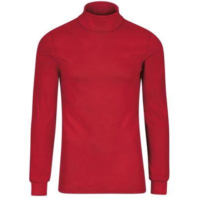 TRIGEMA Biologisch Katoenen Lange Mouw Hoge Kraag Sport Sweater - Kleding TRIGEMA Biologisch Katoenen Lange Mouw Hoge Kraag Sport Sweater - Kleding
