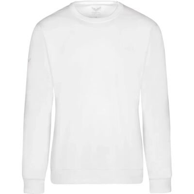 TRIGEMA XXL Weiß Klassischer Sweatshirt - Sweatshirt TRIGEMA XXL Weiß Klassischer Sweatshirt - Sweatshirt