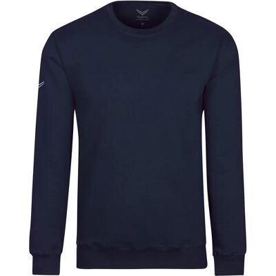 TRIGEMA XXXL Navy Sweatshirt - Sweatshirt TRIGEMA XXXL Navy Sweatshirt - Sweatshirt