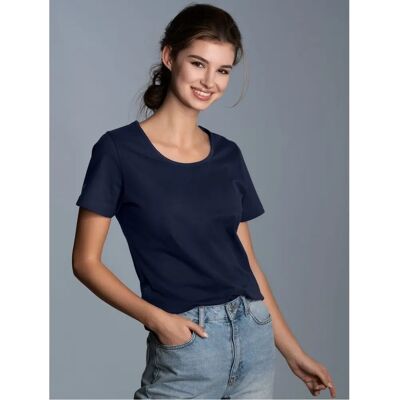 TRIGEMA Bio-Baumwoll T-Shirt - Dunkelblau, XXL - T-Shirt TRIGEMA Bio-Baumwoll T-Shirt - Dunkelblau, XXL - T-Shirt