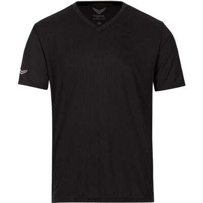 TRIGEMA COOLMAX V-Shirt - Recyceltes Polyester, Kurzarm, Sportlich TRIGEMA COOLMAX V-Shirt - Recyceltes Polyester, Kurzarm, Sportlich