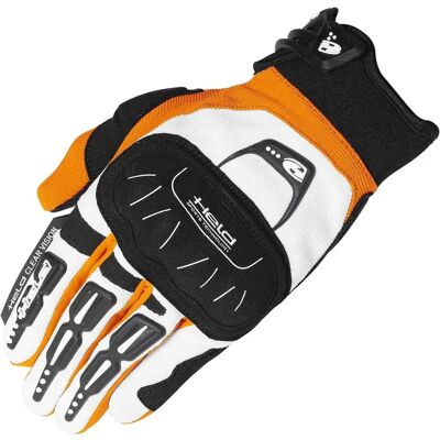 Guanti da Motocross Held Backflip - Bianco Arancione - M Guanti da Motocross Held Backflip - Bianco Arancione - M
