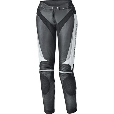Pantalons en cuir Held Lane II pour moto - Noir, Blanc, Rouge - Pantalons en cuir - Publicité Pantalons en cuir Held Lane II pour moto - Noir, Blanc, Rouge - Pantalons en cuir - Publicité