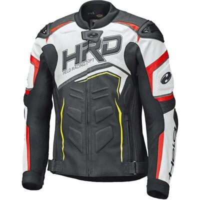 Giaccone in pelle Held Safer II - Nero Bianco Rosso - Giacca Moto Giaccone in pelle Held Safer II - Nero Bianco Rosso - Giacca Moto