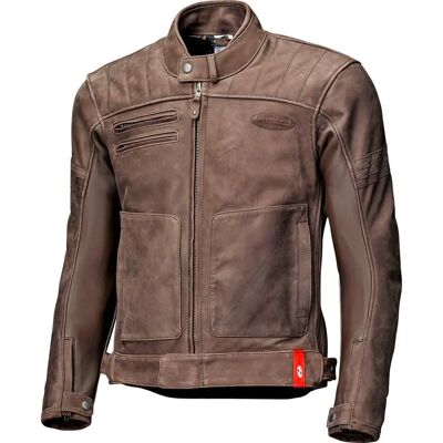 Blouson en Cuir Held Hot Rock - Unisexe Marron Taille L - Publicité Blouson en Cuir Held Hot Rock - Unisexe Marron Taille L - Publicité