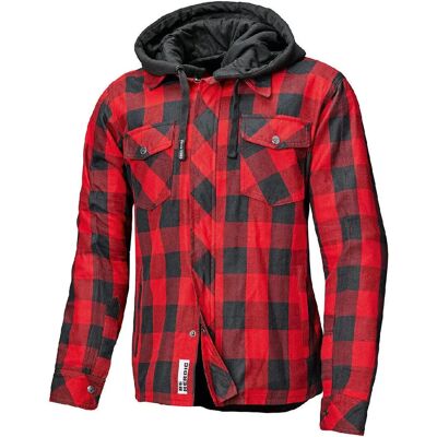 Giacca tessile per moto Held Lumberjack II - Nero Rosso - Giacca da moto Giacca tessile per moto Held Lumberjack II - Nero Rosso - Giacca da moto