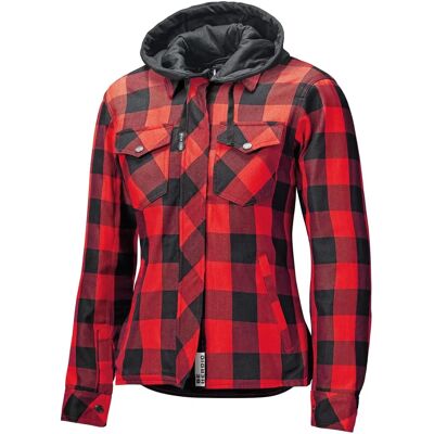 Giacca tessile per moto Held Lumberjack II - Nero Rosso - Giacca in tessuto per moto Giacca tessile per moto Held Lumberjack II - Nero Rosso - Giacca in tessuto per moto