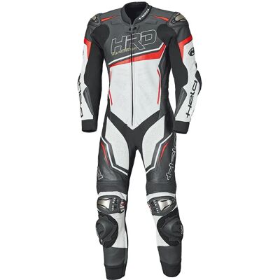 Tuta in pelle Held Slade II per moto - Nero, Bianco, Rosso, Taglia 56 Tuta in pelle Held Slade II per moto - Nero, Bianco, Rosso, Taglia 56