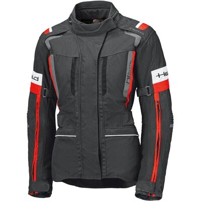 Held 4-Touring II Veste textile pour motos pour dames - Noir Rouge - Veste textile pour motos - Publicité Held 4-Touring II Veste textile pour motos pour dames - Noir Rouge - Veste textile pour motos - Publicité