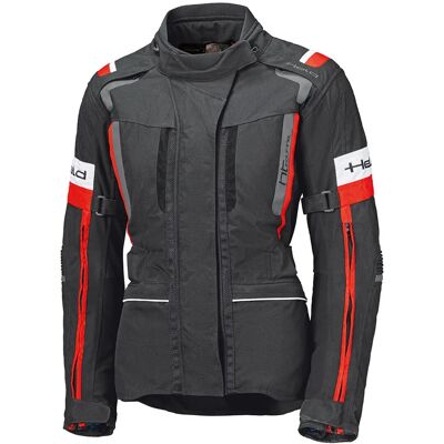 Held 4-Touring II Giacca tessile da moto per donne - Nero Rosso - Giacca tessile moto Held 4-Touring II Giacca tessile da moto per donne - Nero Rosso - Giacca tessile moto