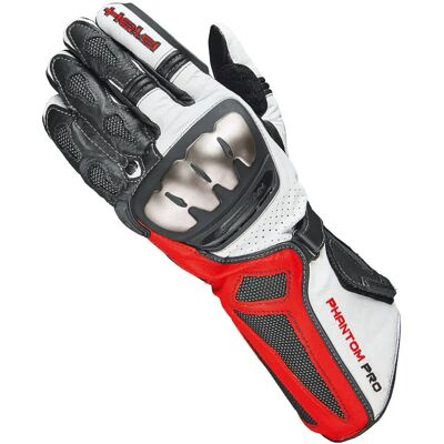 Guanti da moto Held Phantom Pro - Unisex Nero Bianco Rosso M L Guanti da moto Held Phantom Pro - Unisex Nero Bianco Rosso M L