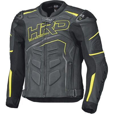 Held Safer II Giacca in pelle moto - Nero Giallo - 52 Held Safer II Giacca in pelle moto - Nero Giallo - 52